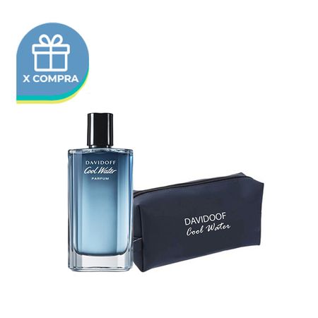 Cool Water Parfum Man Edp 100ml + Pouch Azul